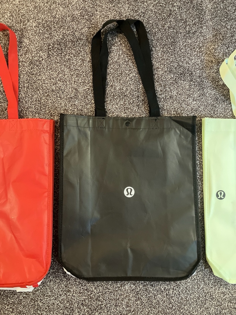 •SOLD•3 Large LuLulemon Shopping Tote Bags EXCELLENT CONDITION•SOLD• - Picture 5 of 15